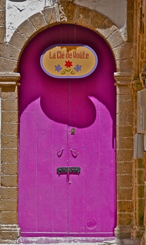 Purple doorway in Essaouira, Morocco. | Painted doors, Beautiful doors, Door color