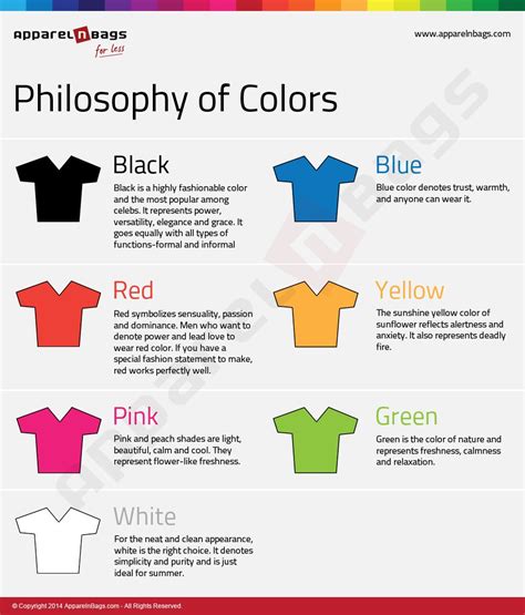 Philosophy of Colors! - Apparelnbags.com - Official Blog | Black colour ...