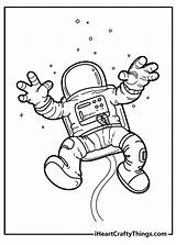 Astronaut Printable Coloring Pages sketch template
