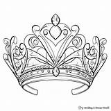 Tiara Coloring Pages  Free & Printable sketch template