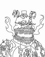 F Naf 4 Nightmare Coloring Pages sketch template