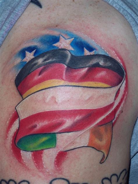 Flags tattoo