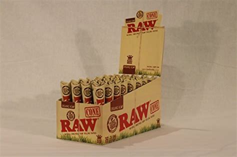 Buy 3 Raw Cones Pre-Rolled Rolling Papers, Raw Natural Unrefined Cones ...