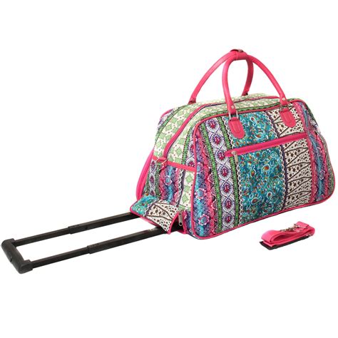 Artisan Prints 21-inch Carry-On Rolling Duffel Bag - Multicolor - Walmart.com