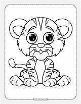 Coloring Pages Of Baby Tiger At Vaneliblog Blog sketch template
