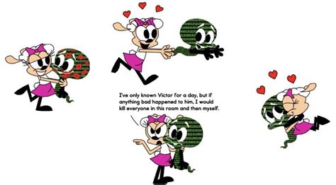 The Read Design of Penny and Victor get it love by lauticine on DeviantArt