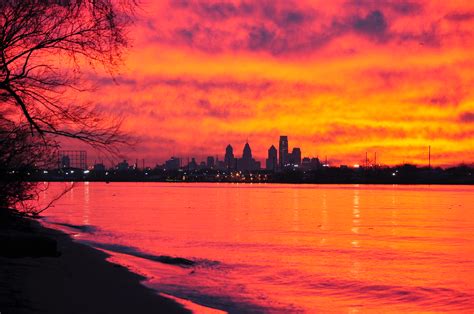 Philadelphia Skyline at Sunset | The Philadelphia skyline, a… | Flickr