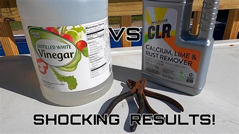 Rust Removal Vinegar VS CLR **SHOCKING RESULTS**-Motorized ball valve ...