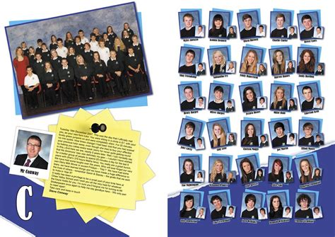 Sample year book spreads 05 | Yearbook template, Yearbook layouts ...