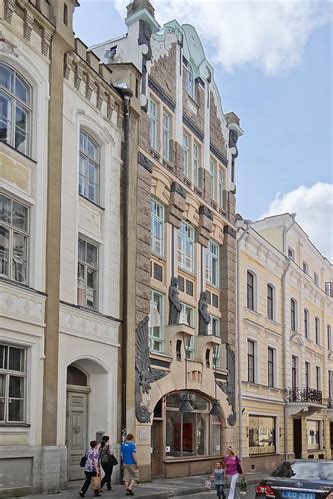 Immeuble art nouveau (Tallinn) | La rue Pikk avec l'immeuble… | Flickr