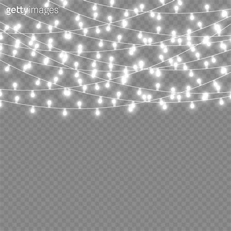 LED neon lights white Christmas garland decoration 이미지 (1367925280) - 게티이미지뱅크