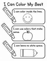 My Best Coloring Lesson With Poster And Student Practice Page  TpT sketch template