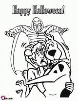 Halloween Scooby Doo Coloring Pages  Free Printable Templates sketch template