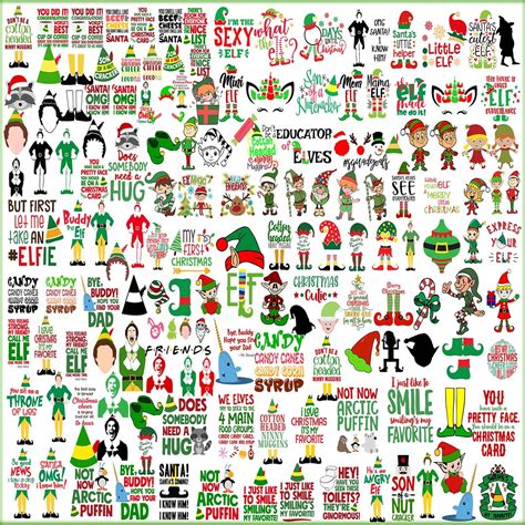 Buddy The Elf SVG Bundle, Christmas Buddy The Elf SVG png dx | Inspire ...