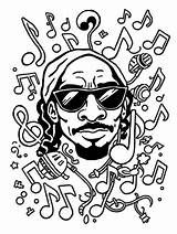 10  Free Snoop Dogg Coloring Pages For Creative Fun Bingleymusiclivecom sketch template