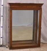 Curio cabinet top with beveled glass front and sides; 74-11289 - R.H. Lee & Co. Auctioneers