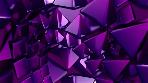 Purple Geometric Wallpaper 4K