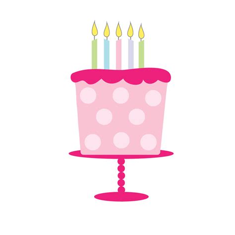 Free Birthday Cake Clipart For Craft Projects, Websites, Scrapbooking ...