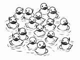 Rubber Ducky Coloring Page Sketch sketch template