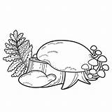 Premium Vector  Stump Covered With moss And A Growing Fern Linear sketch template