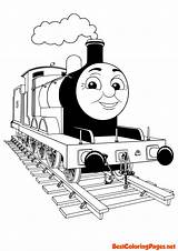 Thomas The Train Coloring Page sketch template
