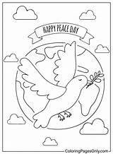 30  International Day of Peace Coloring Pages Free Printable PDF sketch template