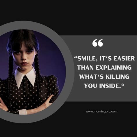 150+ Best Wednesday Addams Quotes to Inspire Your Inner Goth - Morning Pic