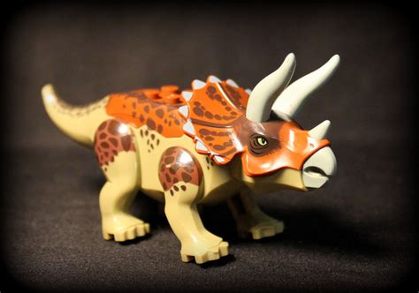 Triceratops from Jurassic World. Custom Minifigure. Lego Compatible. | Mini figures, Lego ...