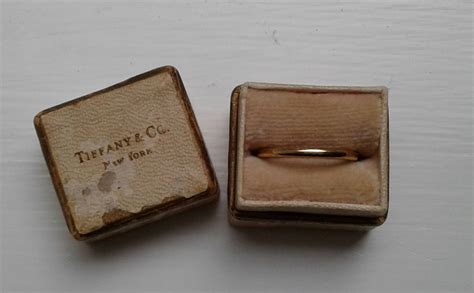 Antique vintage Tiffany and company 18k gold wedding band engraved and ...