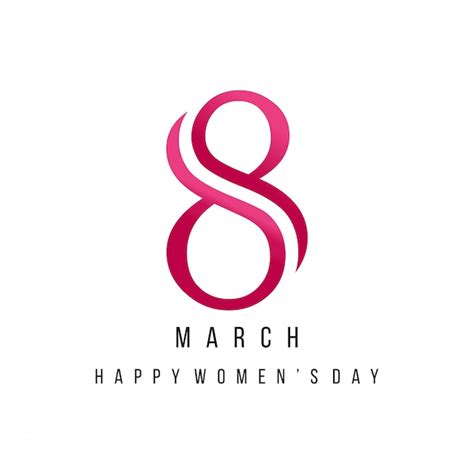 Free Vector | International women's day, background with an abstract 8