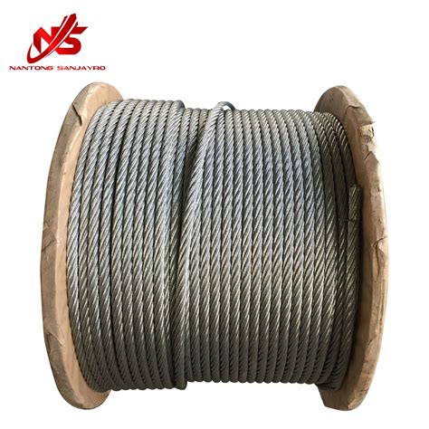 Galvanized Cable DIN3060 6X19 Steel Wire Rope - China Steel Wire Rope and Galvanized Steel Wire Rope