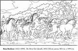 Free Coloring Pages Running Horse Herd  SemejnGuerre sketch template