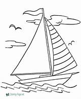 Boat Coloring Pages sketch template