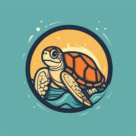 Premium Vector | Turtle logo