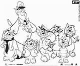 Characters Of TopCat coloring Page Printable Game sketch template