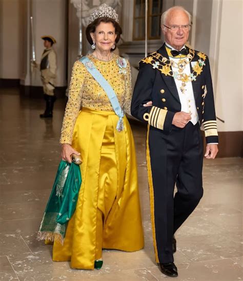King Carl XVI Gustaf hosted a Jubilee Dinner at the Royal Palace