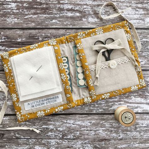 'Little Bee Needle Book' Kit & Pattern | Sewing case, Needle book ...