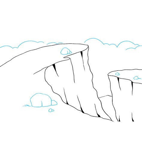 How to Draw a Cliff - Really Easy Drawing Tutorial | Easy drawings ...