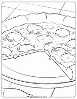 22 Pizza Coloring Pages Free PDF To Print  Woo Coloring sketch template