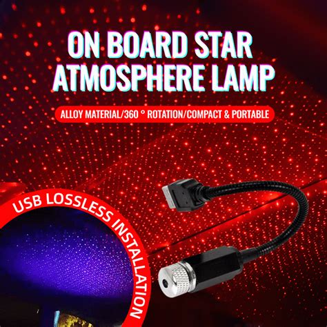USB Light Car Star Projector