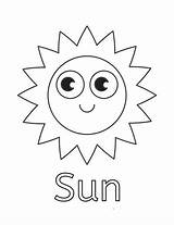Sun Preschool coloring Page  Download Print Or Color Online For Free sketch template