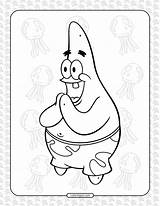 Patrick Star Coloring Pages sketch template