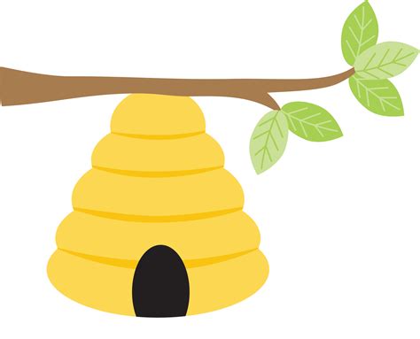 Beehive Cartoon Transparent PNG | PNG Mart