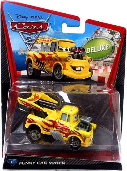 Disney Pixar Cars Cars 2 Deluxe Oversized Funny Car Mater 155 Diecast ...