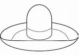 Sombrero coloring Page  ColouringPages sketch template