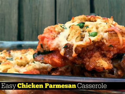 Easy Chicken Parmesan Casserole - Aunt Bee's Recipes
