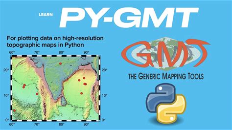 PyGMT for a high-resolution topographic map in Python with examples #Maps #PyGMT - YouTube