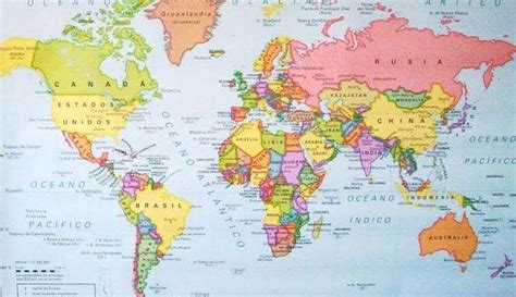 Map Of Continents World Political Map World Map With Countries 90024 ...