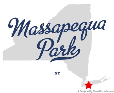 Map of Massapequa Park, NY, New York