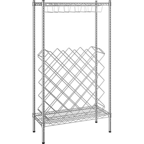 Regency 14" x 30" 45-Bottle Wire Wine Rack Module with 54" Posts